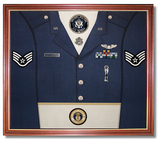 Air Force Uniform Display Case Air Force Awards Display Case Shadow Box